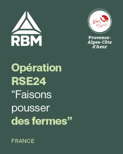 Opération RSE 2024 "Faisons pousser des fermes"