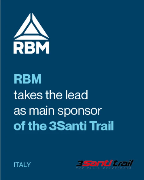 RBM Main Sponsor du 3 Santi Trail 2026