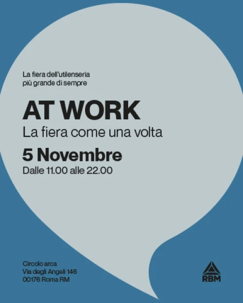RBM takes part in At Work: the fair as it used to be
